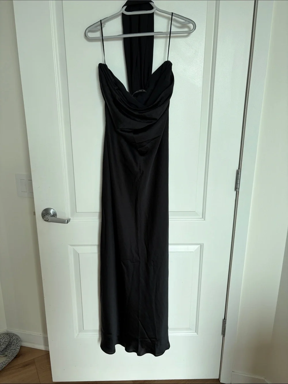 A&F Black Strapless Evening Dress
